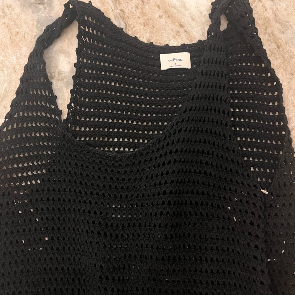 Aritzia Open Knit Dress